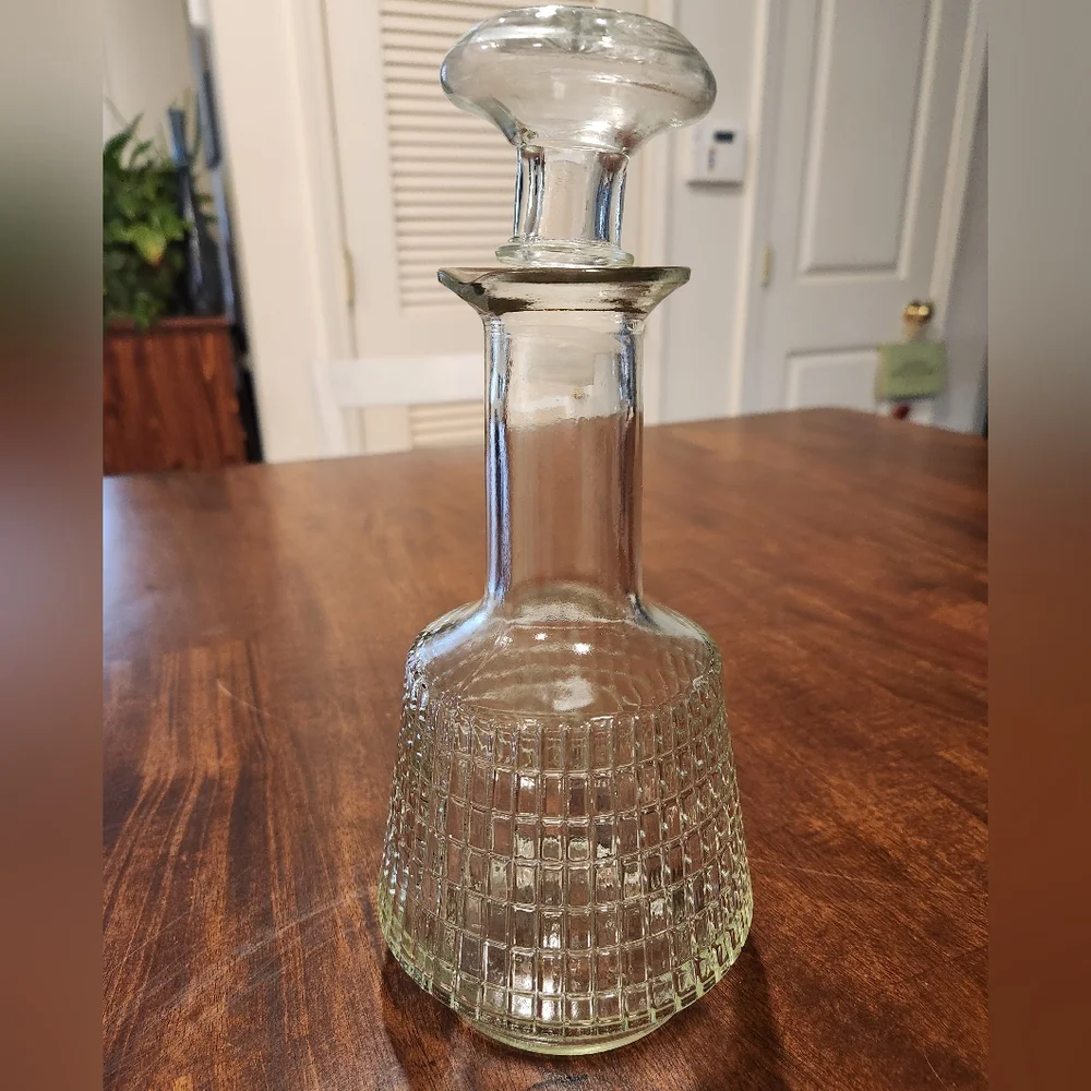 Vintage 80's Barton Canadian Whiskey Liquor Decanter